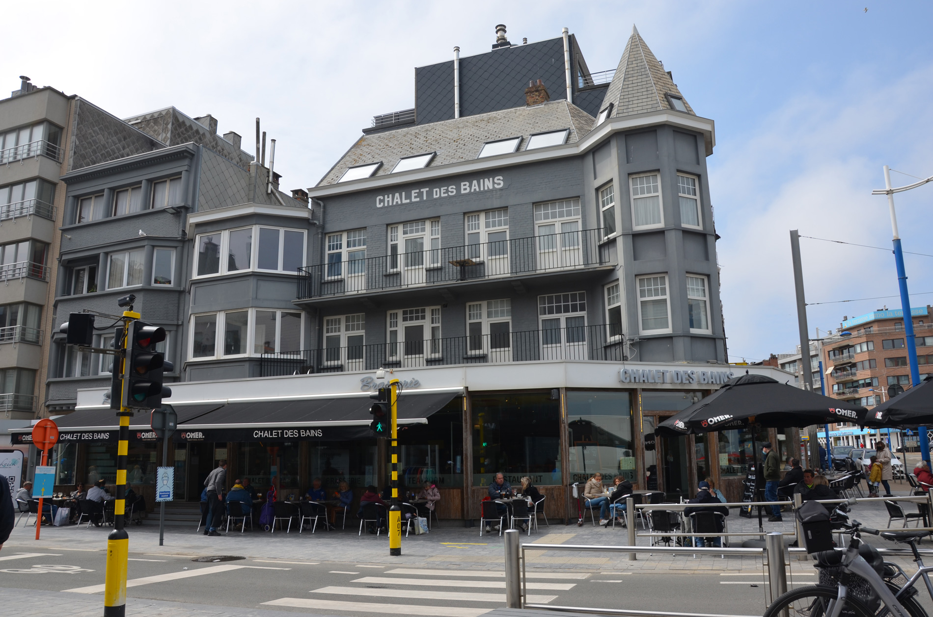 Foto van de voorkant van het Chalet des Bains